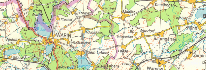 Historische Topographische Karte der DDR Ausgabe Volkswirtschaft