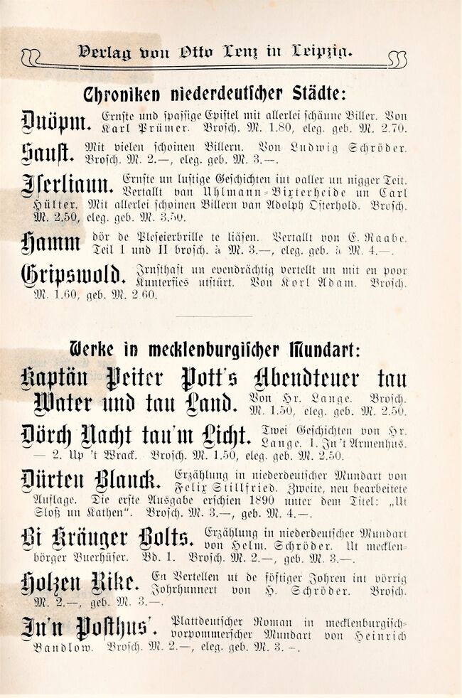 Kronika van Rostock Otto Weltzin 1908 143