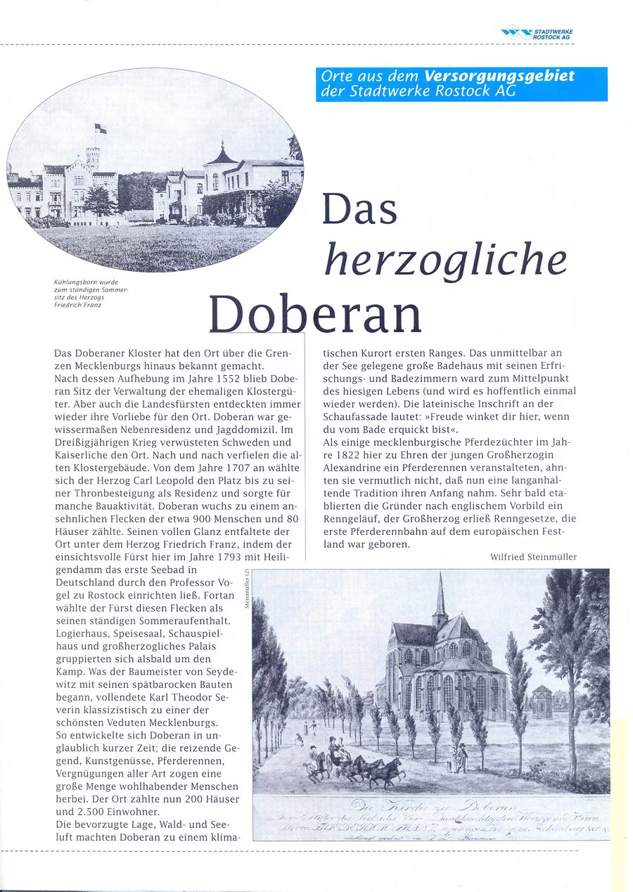 Das herzogliche Doberan