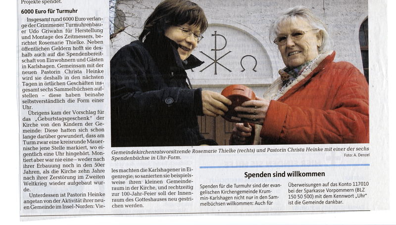 Datei:2011 Kirche Turmuhr 2.jpg