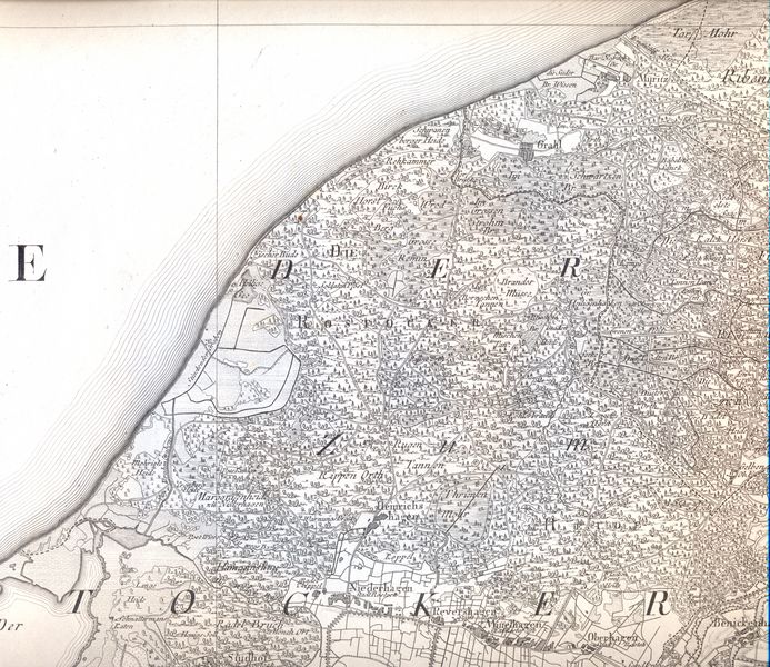 Datei:Schmettau Rostocker Heide Gesamtübersicht 1788.jpg