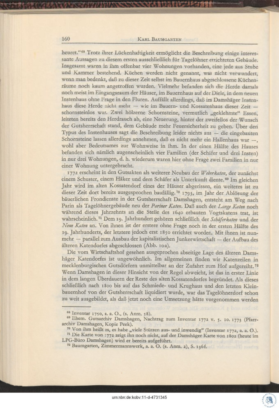 Baumgarten 1973 Damshagen 160