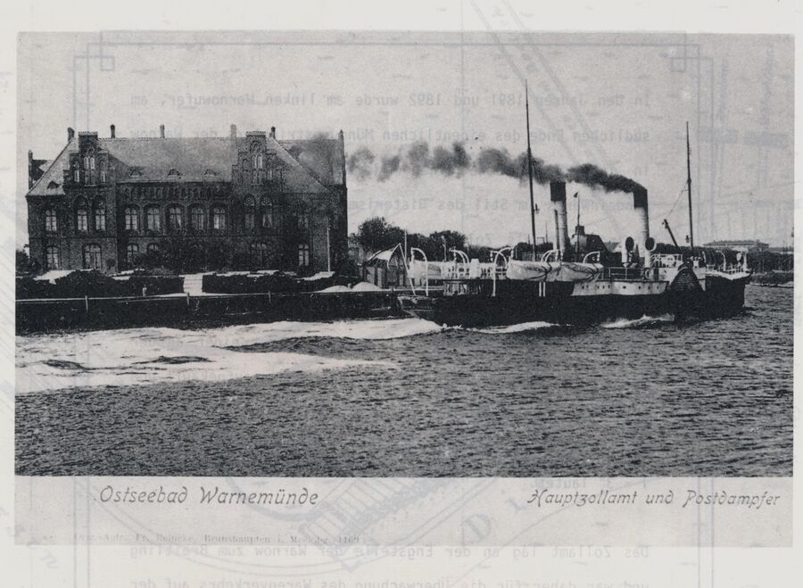 Warnemünde Zollamt 1929 S06