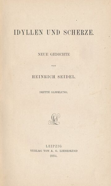 Datei:RH Gedicht Seidel Wirtshaus zur Stranddistel 1884 S Titel.jpg