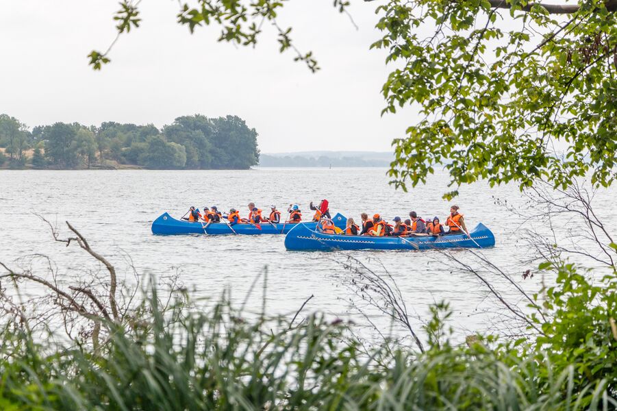 Kanu's auf dem Schweriner See (2019)