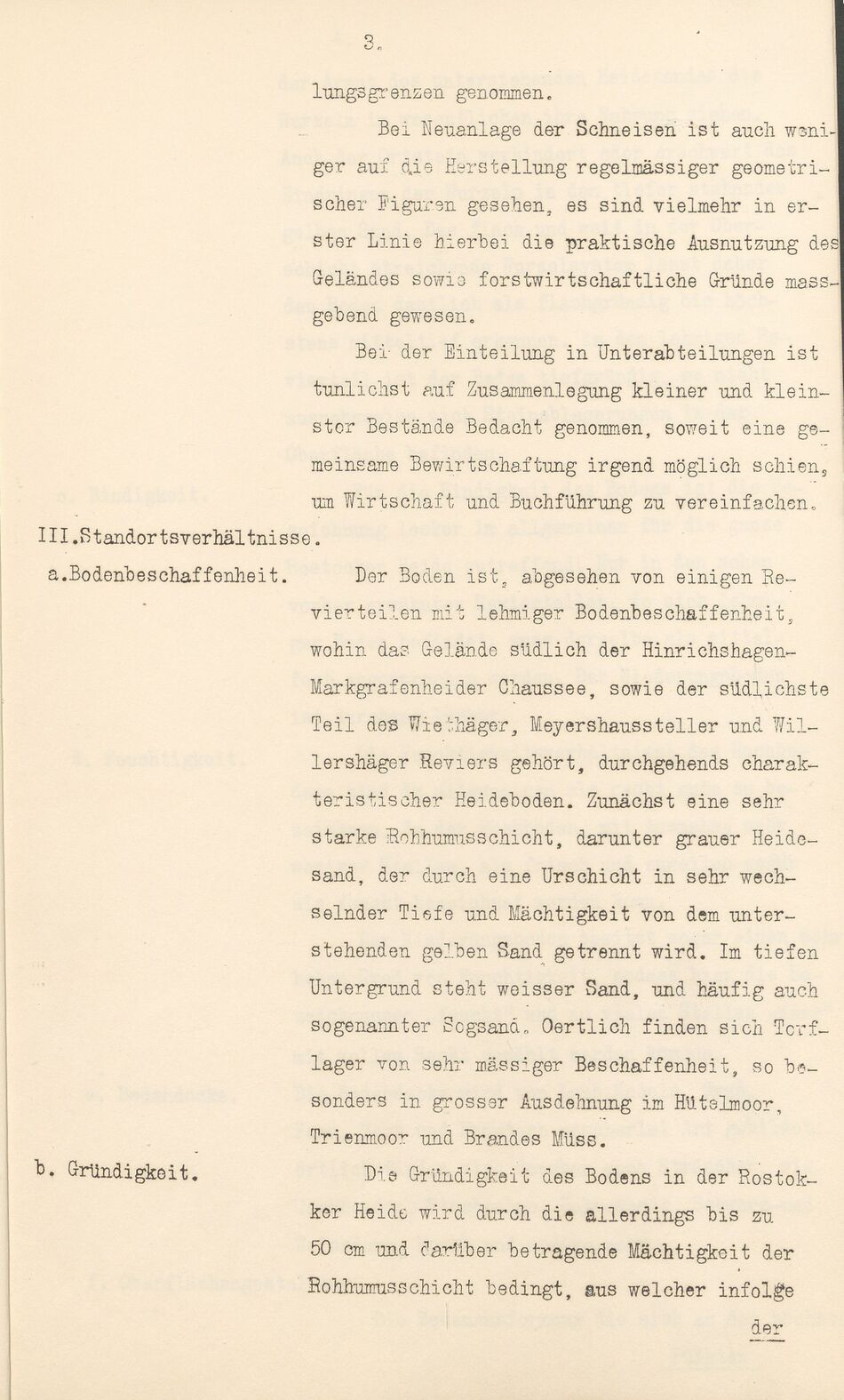 Max Garthe Allg. Beschreibung der Rostocker Stadtforst 1911 03