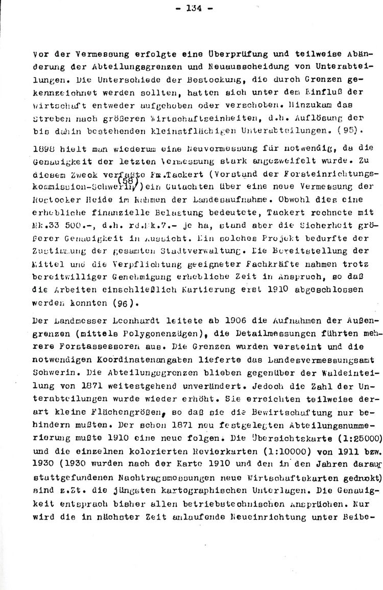 RH Oelsnitz Forstwirtschaftsgeschichte NÖM 1955 134