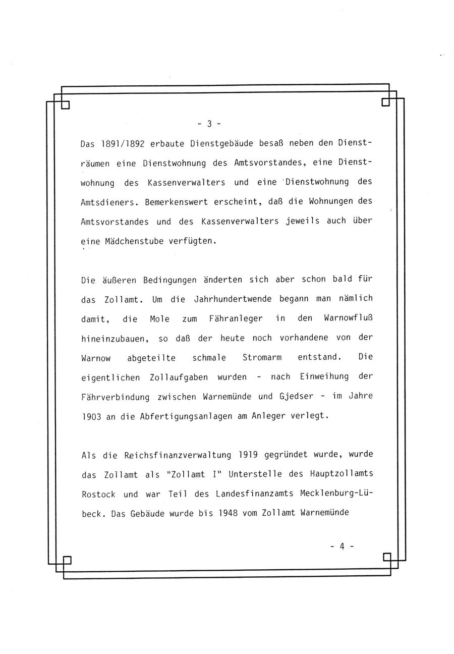 Warnemünde Zollamt 1929 S03