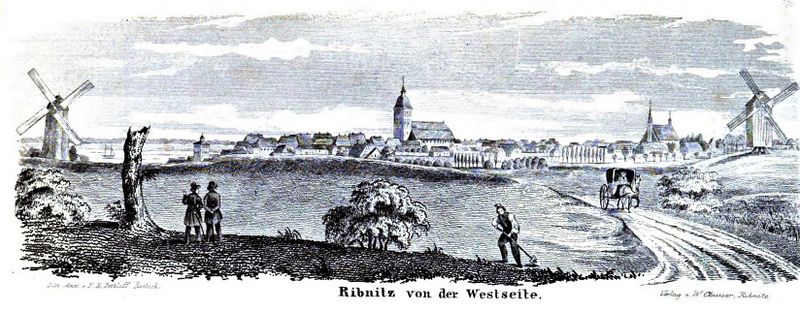 Datei:Ribnitz Tott Stadtbild 1853.jpg