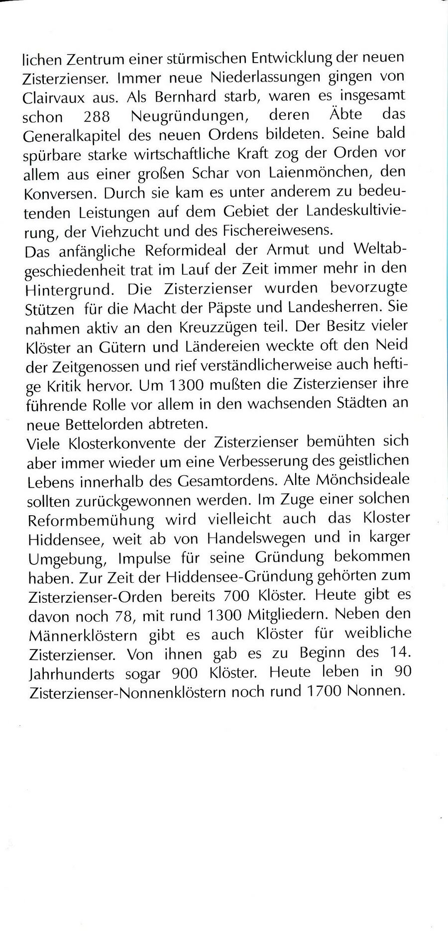 Als die Mönche nach Hiddensee kamen 1296 Inselpastor Manfred Domrös 1996 09