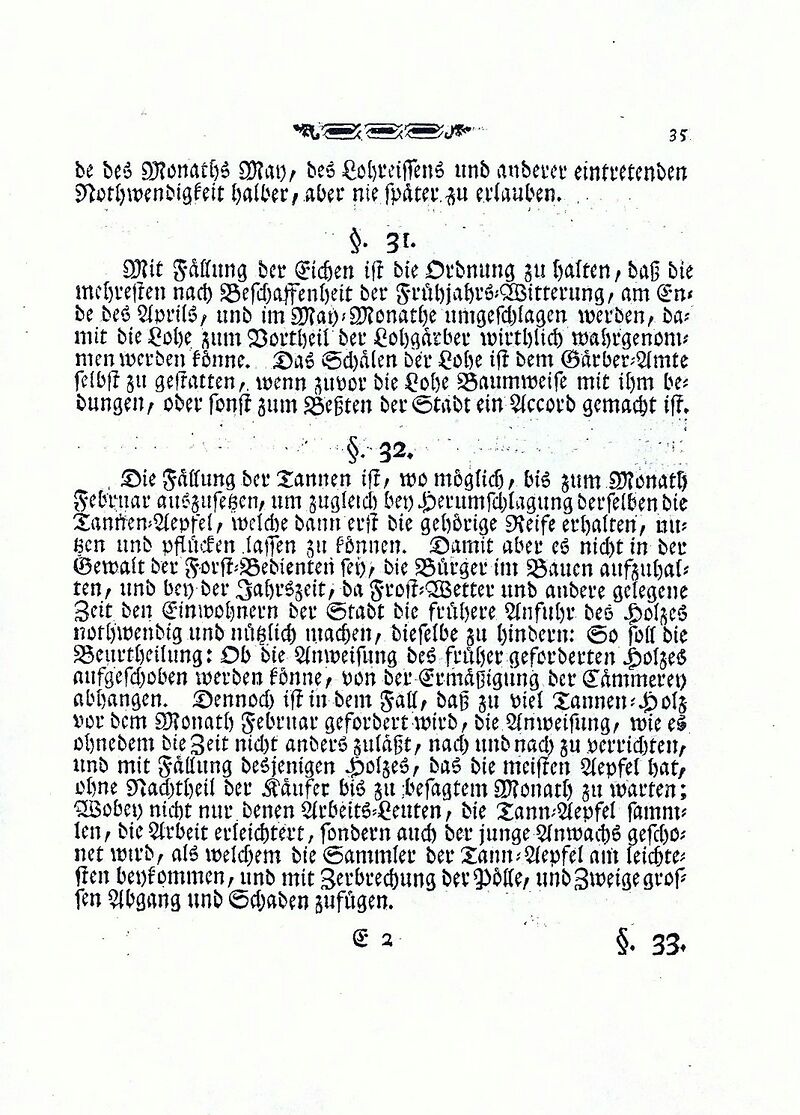 RH Herzogliches Regulativ 1774 35