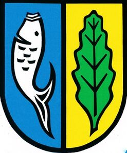 Wappen von Graal-Müritz (Geschaffen von dem Grafiker Walter Gutknecht)