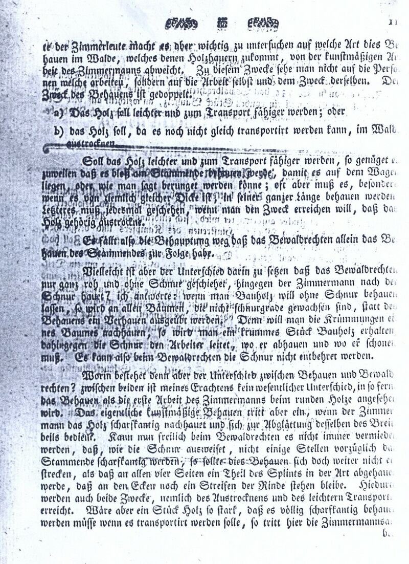 Becker Bewaldrechtung des Holzes 1796 2