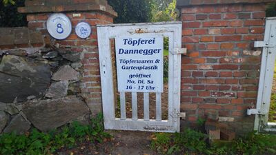 Eingang Dannegger Töpferei