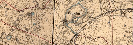 Eickhof Messtischblätter 1888