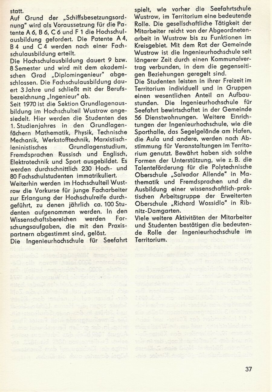 Wustrower Geschichte und Geschichten 1985 37