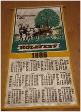 Holzfest Kalender 1986