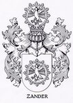 von Zander https://de.wikipedia.org/wiki/Datei:Zander-Wappen.jpg