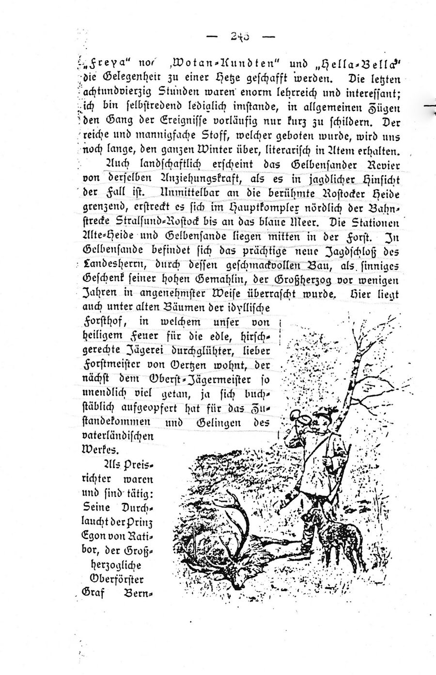 Gelb Forst Ausflug Reichs-Jagdhundeverein 18951 06