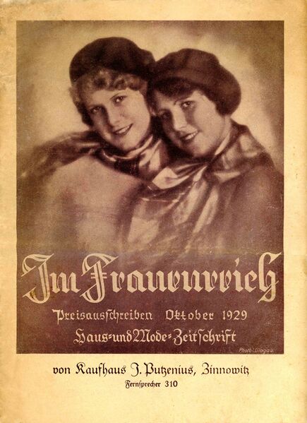 Datei:Zinnowitz - Zeitschrift - Im Frauenreich von Kaufhaus Putzenius 1929.jpg