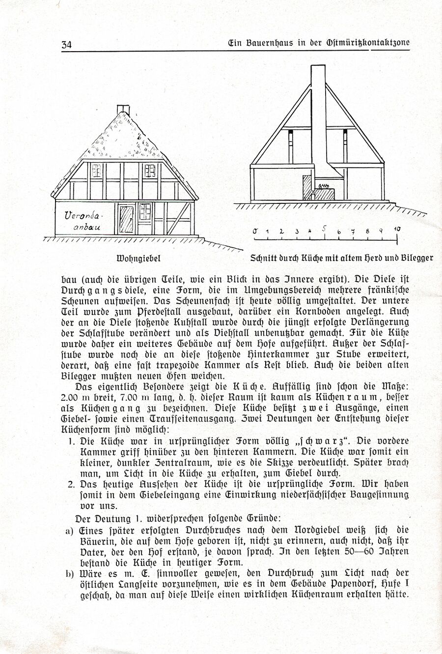 Baumgarten 1941 Bauernhaus Ostmüritzkontakthaus S34