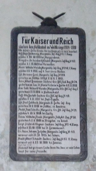 Datei:1914 Gedenktafel Morgenitz.jpg