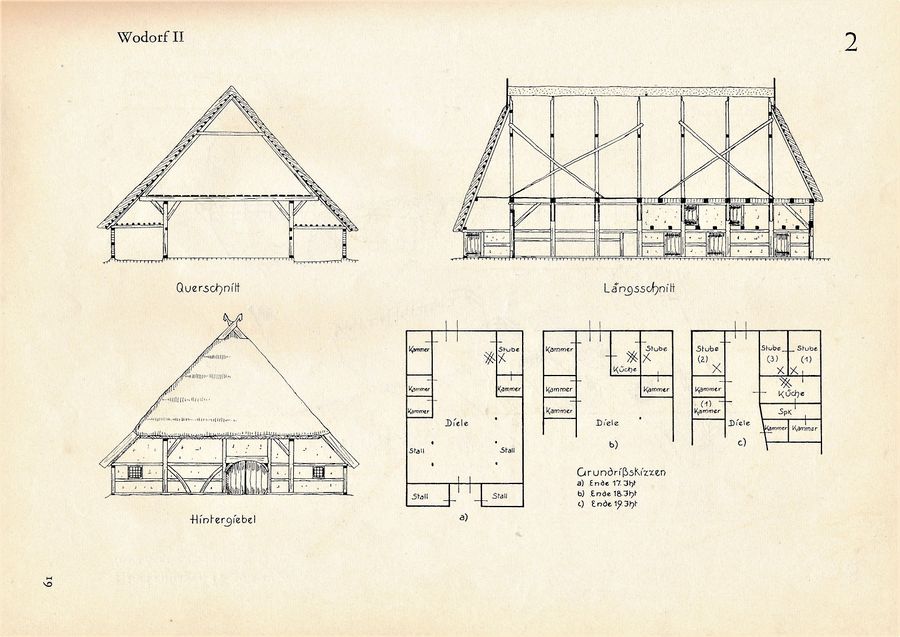 Baumgarten 1966 Haus u Dorf nw Mecklenburg Titel