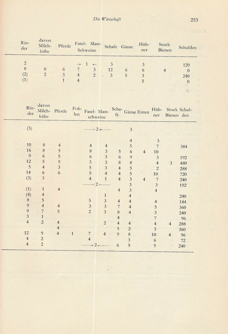 Baumgarten Bentzin 1963 Hof u Wirtschaft Ribn Bauern 253