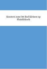 Kurztext zum Ort Bad Kleinen up Plattdüütsch