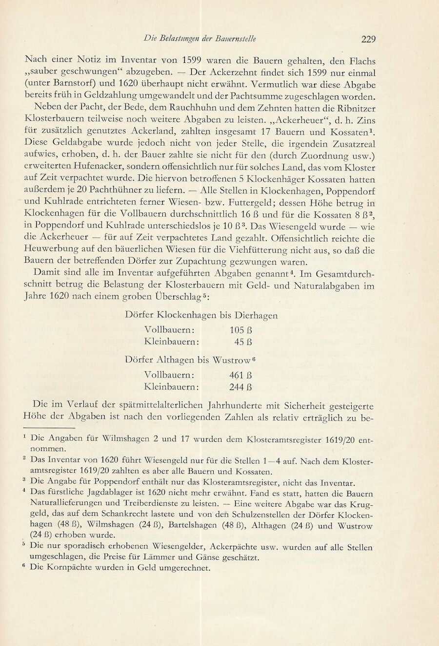 Baumgarten Bentzin 1963 Hof u Wirtschaft Ribn Bauern 229