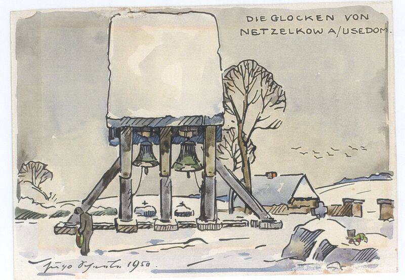Datei:Scheele 1950 AK Glocken Netzelkow.jpg