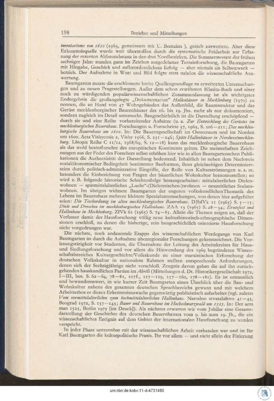 Baumgarten 1975 fünfundsiebzigster Geburtstag 198