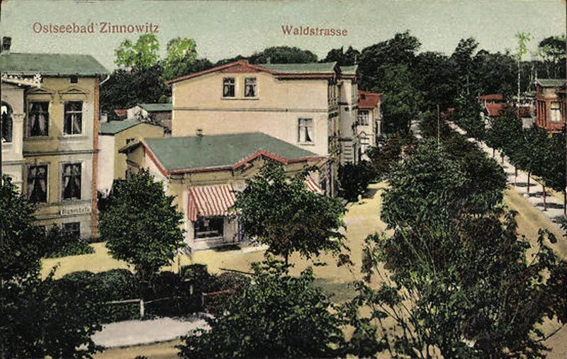 Datei:Zinnowitz AK034 Waldstraße 1912.jpg