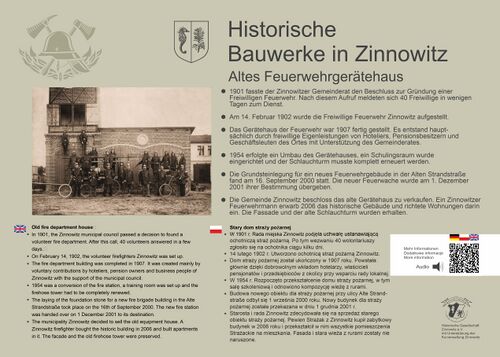 Zinnowitz historische Zeittafel Altes Feuerwehrgerätehaus.jpg