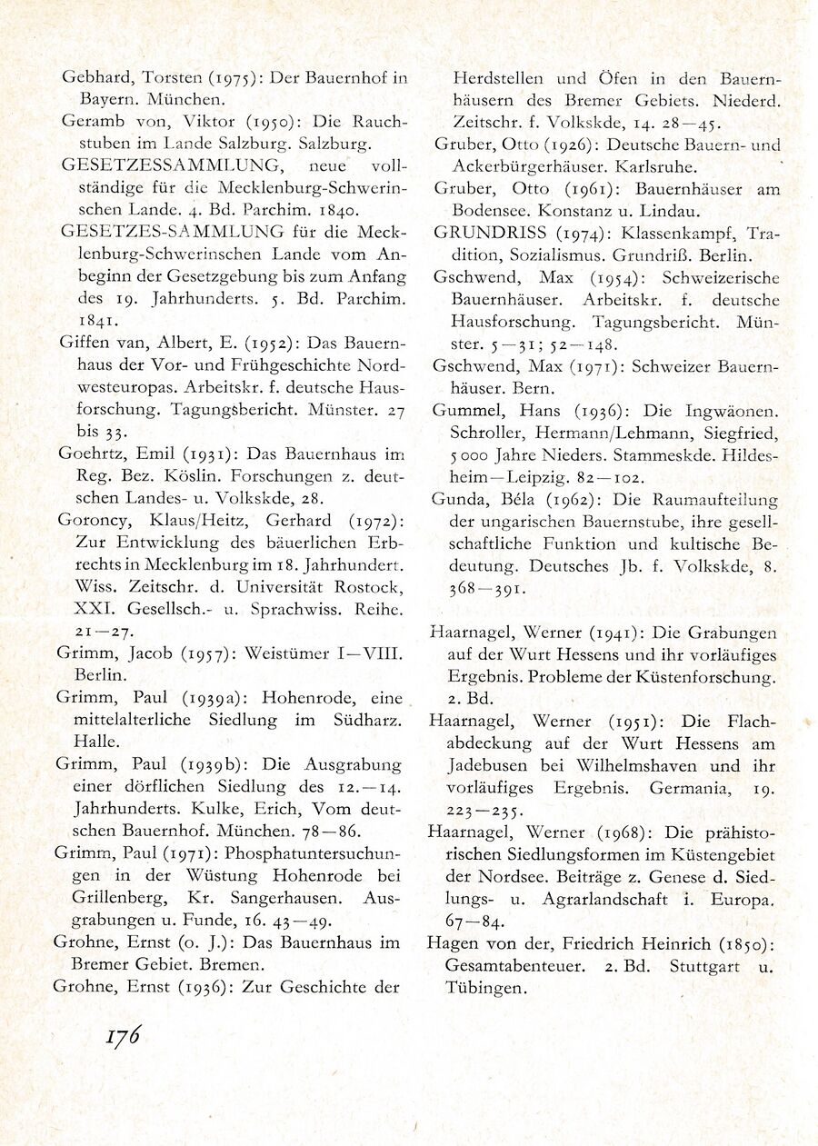 Baumgarten Dt Bauernhaus 1980 Ak 176