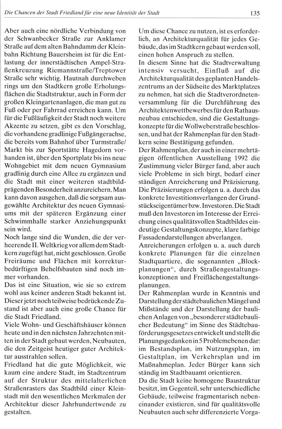 Festschrift 750 Jahre Friedland 1994 135