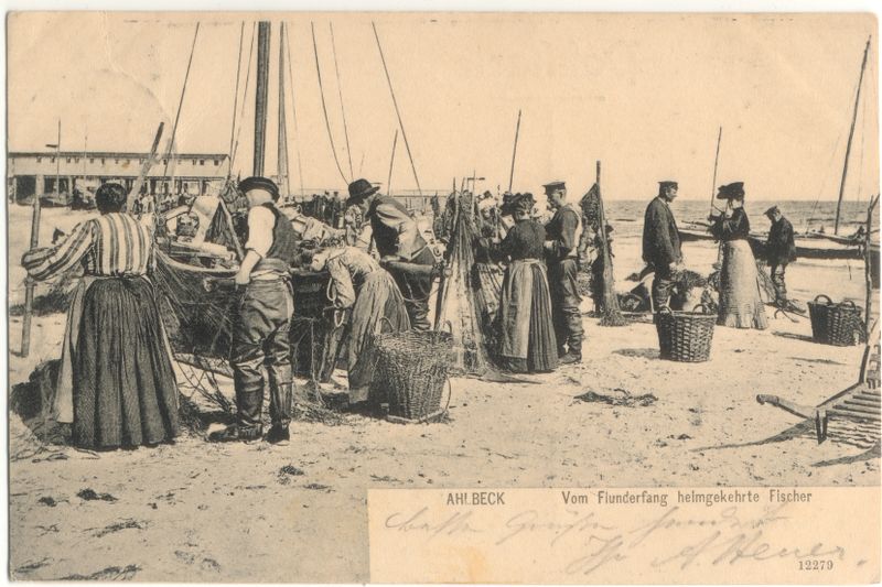 Datei:Flundernfang Ahlbeck AK.jpg