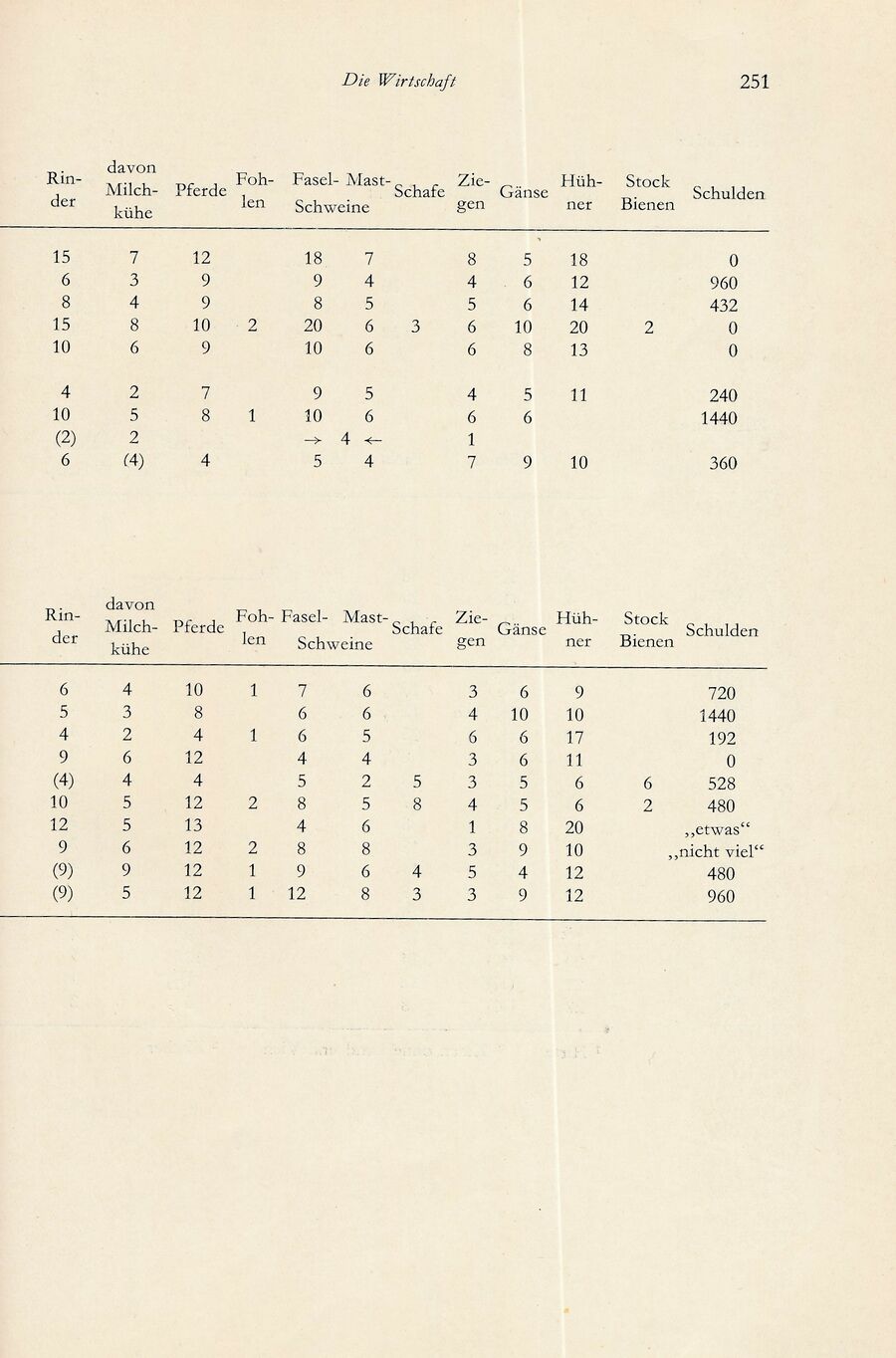 Baumgarten Bentzin 1963 Hof u Wirtschaft Ribn Bauern 251