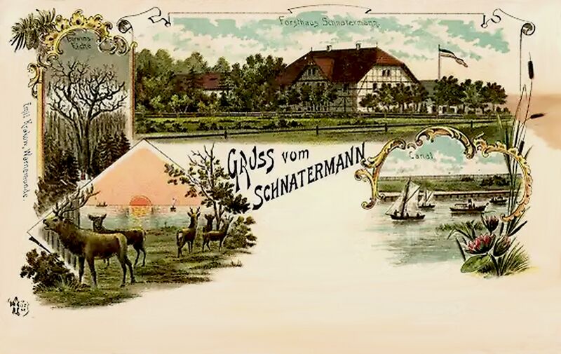 Datei:Forsthaus Schnatermann Ansichtskarte 1897.jpg