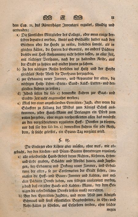 Rövershagen Wirtschaftsordnung 1767 10