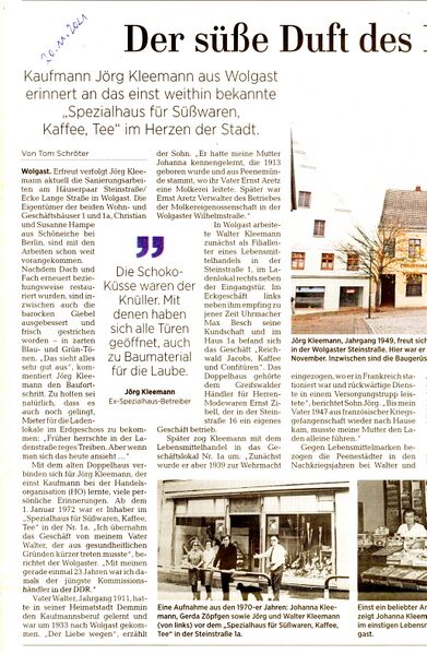 Datei:2021 Wolgast Kleemann-Haus 1.jpg