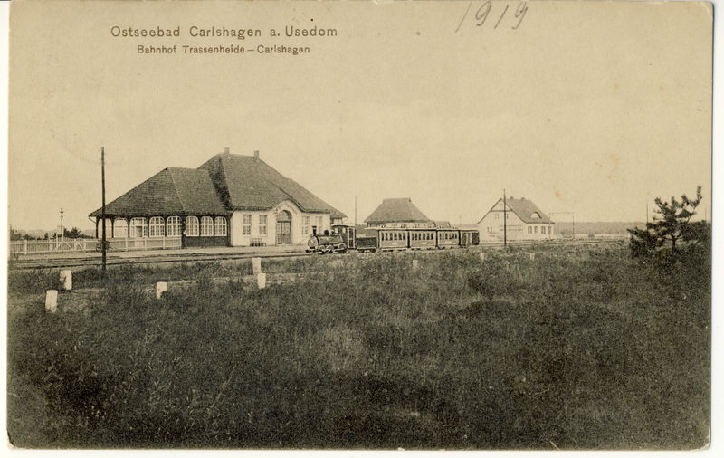 Datei:Bahnhof Trassenheide Carlshagen 1919.jpg