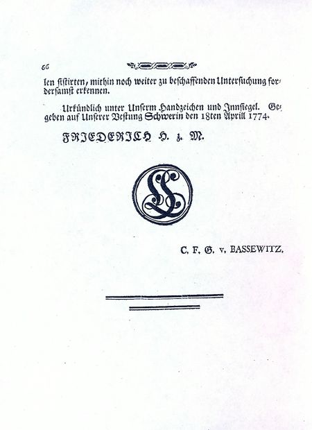 RH Herzogliches Regulativ 1774 66
