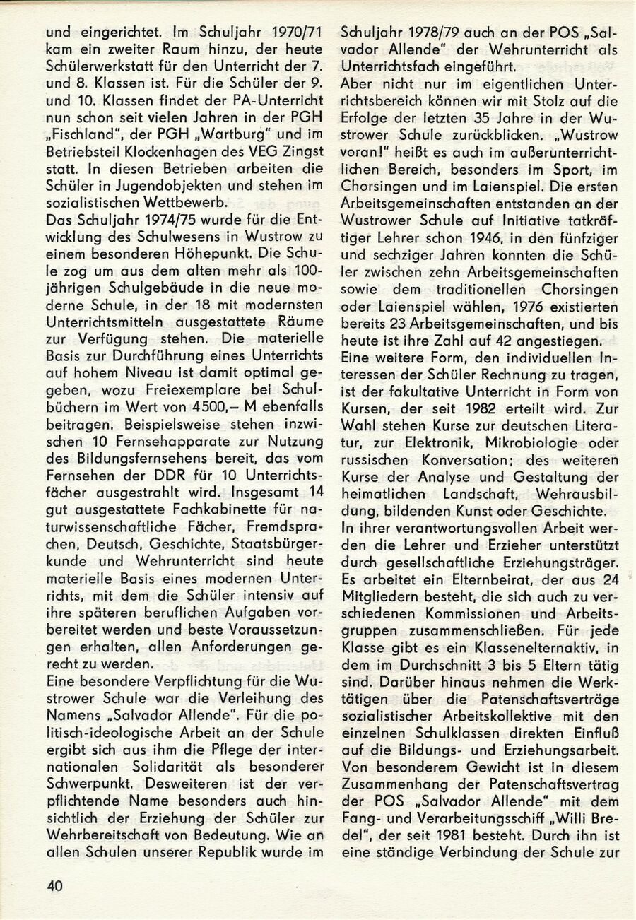 Wustrower Geschichte und Geschichten 1985 40