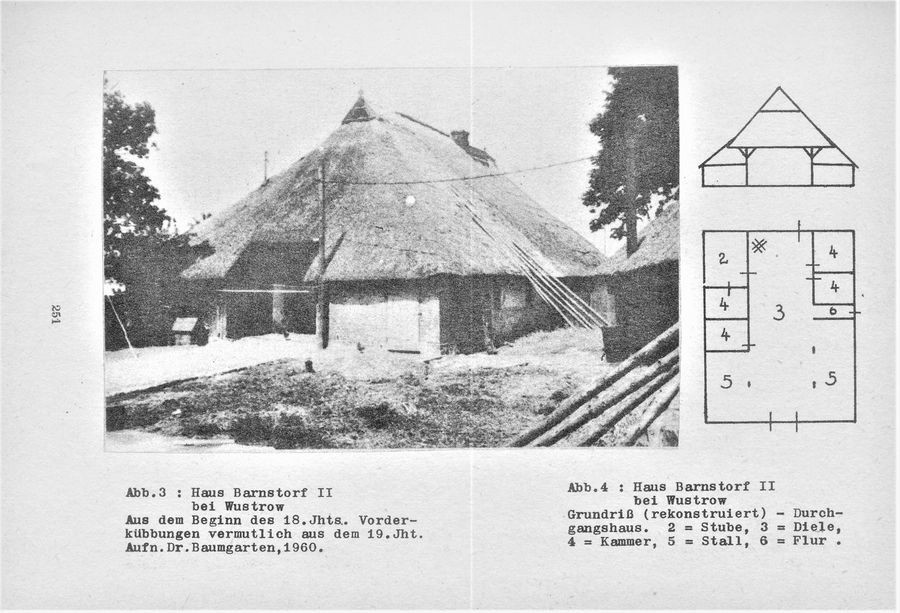 Baumgarten 1966 Haus u Dorf nw Mecklenburg 251