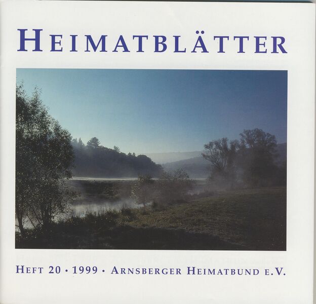 Datei:Arnsberger Heimatblätter 1999.jpg