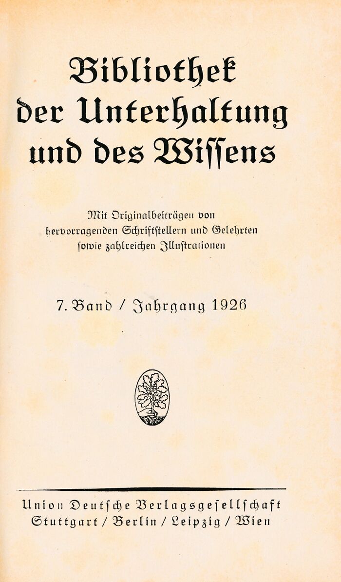 "Rügen die Perle der Ostsee" Albert G. Krüger 1926 142