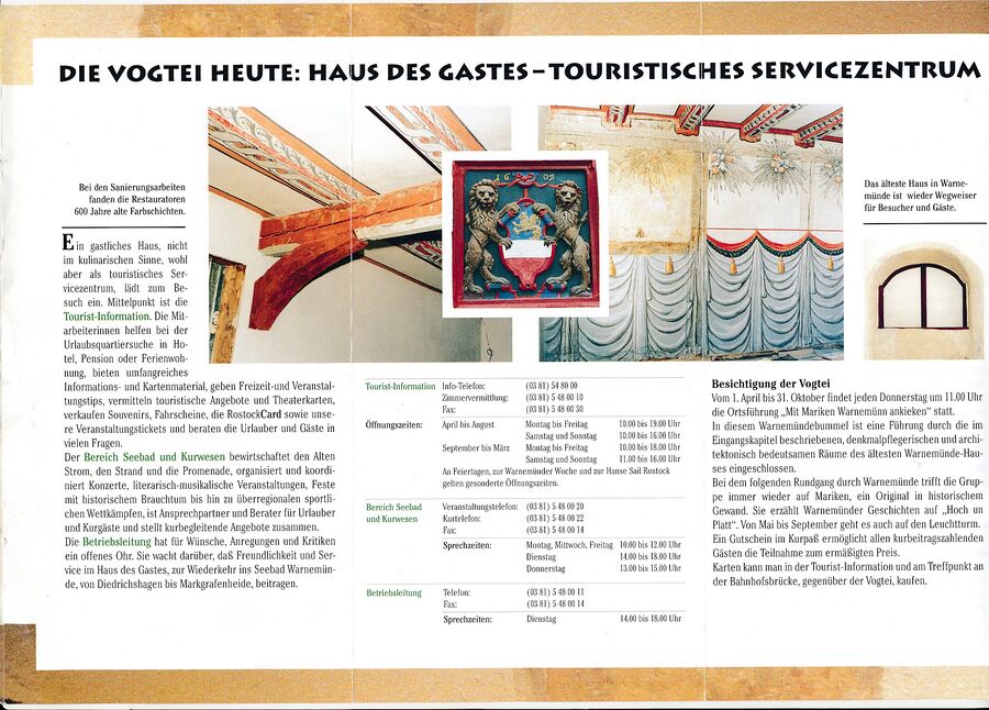 Warnemünde Vogtei-Gebäude 1999 b