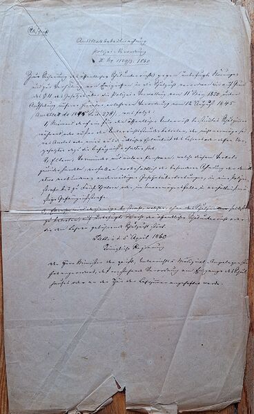 Datei:Zempin Polizeiverordnung 1860.jpg