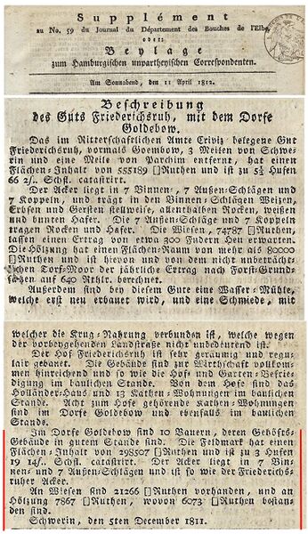 Datei:Goldenbow Verkaufsannonce 1812.jpg